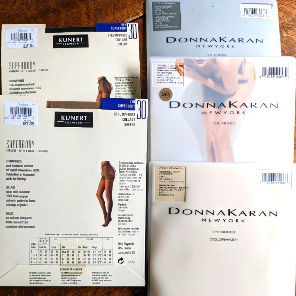 Luxury pantyhose bundle (#1) - Kunert + Donna Karan NY